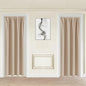 JIUZHEN Blackout Doorway Curtains 80 inch Length by JIUZHEN