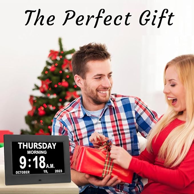 Irednolw 7inch Large Impaired Vision Digital Alarm Clock - Image 7