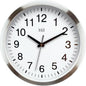HITO 14" Silent Wall Clock Battery Operated Non Ticking Sweep Movement Glass by hito