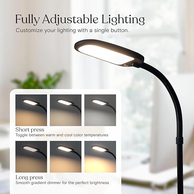 Brightech Litespan Slim LED Floor Reading Lamp - Image 3