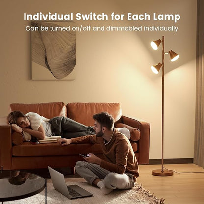 SIBRILLE 36W LED Tree Floor Lamp, Dimmable Tall Standing Lamp - Image 3