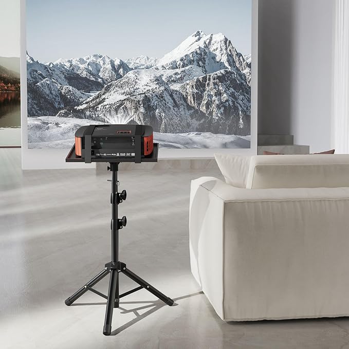 AMADA HOMEFURNISHING Height Adjustable Projector Tripod Stand - Image 7