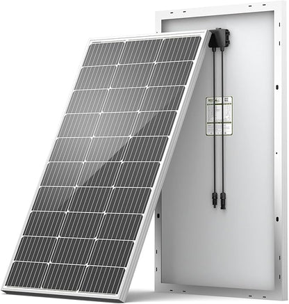 HQST 100W 12V Monocrystalline Solar Panel by HQST