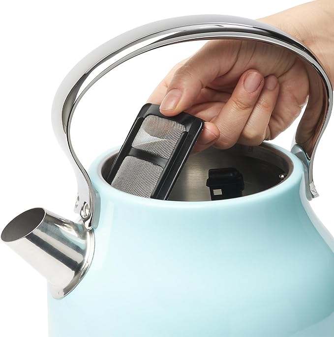 Haden Heritage 1.7 Liter Stainless Steel Electric Kettle, Hot Water Kettle - Image 9