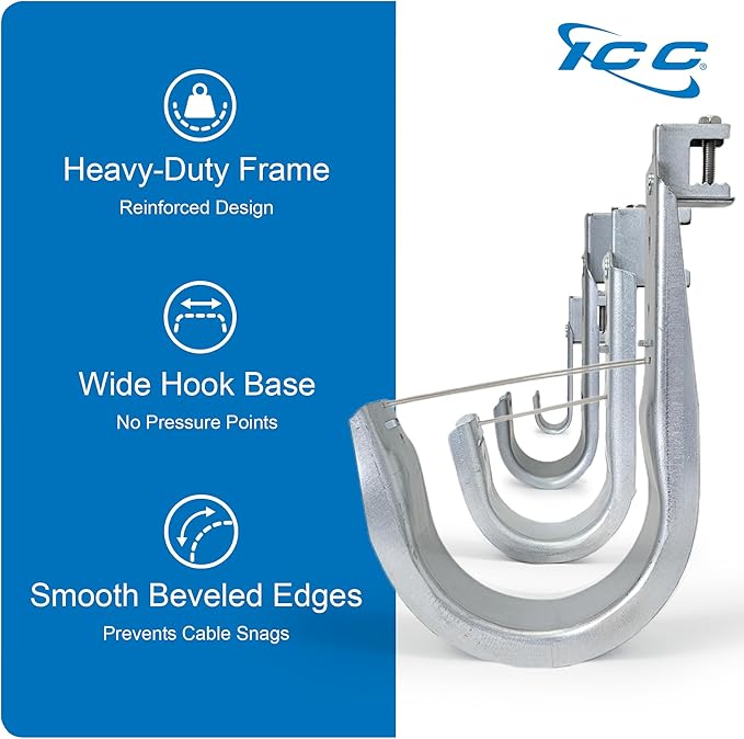 ICC Beam Clamp J Hook 1 5/16” Without Retainer Clip - Image 6