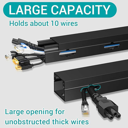 Cable Raceway - Magnetic Cable Management Under Desk - Image 3