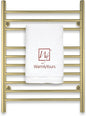 Heated Towel Rack, 10-Bar Wall-Mounted Electric Towel Warmer, Polished Gold by WarmlyYours