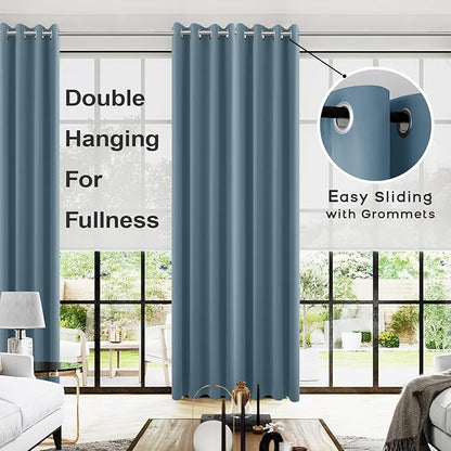 KOUFALL 108 Inch Long Blackout Curtains - Image 2