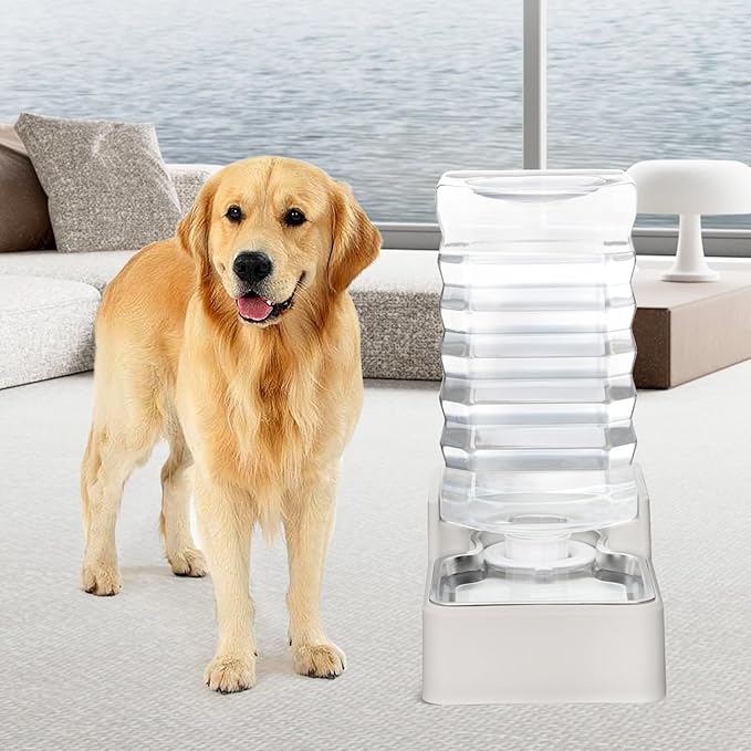 RIZZARI Stainless Steel Pet Water Feeder: 10L Gravity Leak-Proof Waterer - Image 7