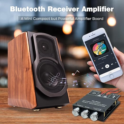 Hosyond ZK-502T 100W Bluetooth 5.0 Amplifier Board - Image 4