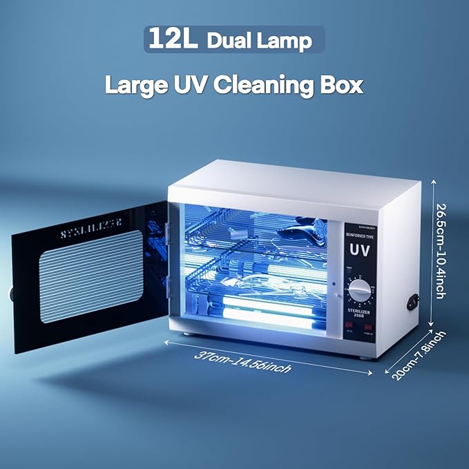 Yofuly Dual Lamp Sterilizer, 12L Large Sterilizer - Image 3