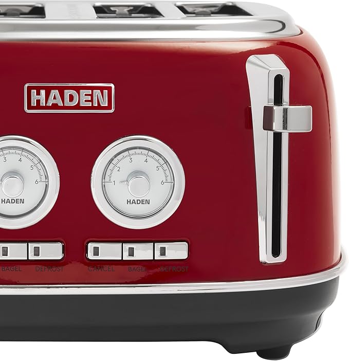 Haden Dorset 4 Slice Wide Slot Stainless Steel Toaster - Image 8