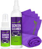 Screen Cleaner Spray and 4 Microfiber Cloths Bundle 8oz & 2oz, by Screen Mom by ScreenMom