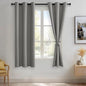 JIUZHEN Blackout Curtains with Tiebacks by JIUZHEN