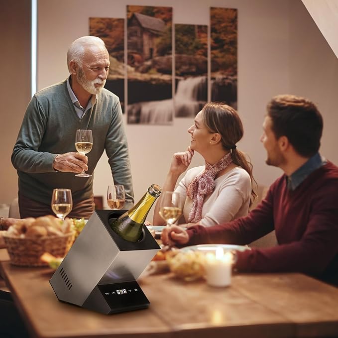 Cobalance Wine Chiller Electric, Single Bottle Cooler - Image 3