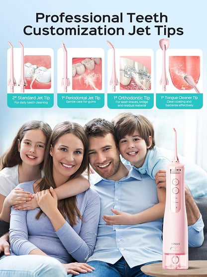 COSLUS Portable Water Flosser for Teeth: 10 Pressure Settings Professional - Image 9