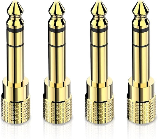Mizi Male to 3.5mm Female Gold Plated Stereo Audio Jack Adapter by Mizi