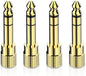 Mizi Male to 3.5mm Female Gold Plated Stereo Audio Jack Adapter by Mizi