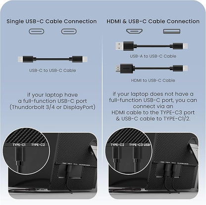 Laptop Screen Extender, Ultra-Thin 15.3" FHD 1200P 16:10 Portable Monitor - Image 7