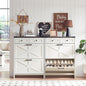 Shoe Storage Cabinet, Farmhouse Shoe Organizer by Barnyatoh
