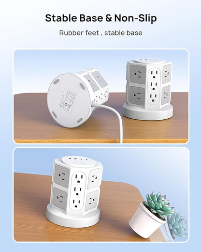 TROND Tower Surge Protector Power Strip - Image 8