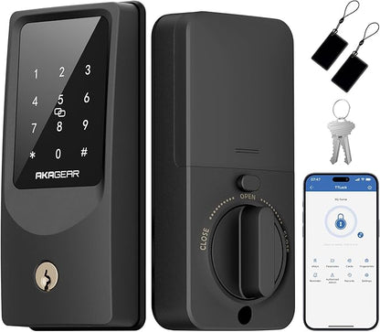 AkaGear WiFi Smart Lock Keyless Entry Door Lock by AKAGEAR