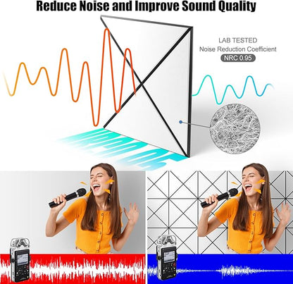 Sonicism 12 Pack X-Lined Acoustic Panels - Image 4