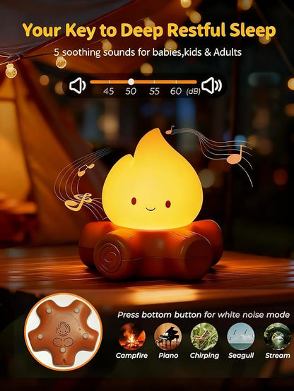 Tarinks Campfire Night Light, Portable Flame Lamp - Image 2