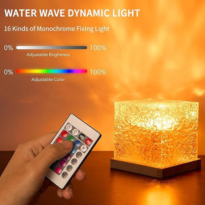 Growalleter Ocean Wave Projector Light, 16 Color Rechargeable Ocean Lamp - Image 3