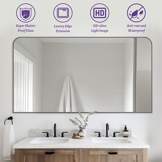 Bathroom Mirror, Wall Mirrors, Bathroom Vanity Mirror - Image 8