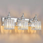BBLLWJ Modern Bathroom Vanity Light 3-Light Chrome Crystal Light Fixtures Over by BBLLWJ