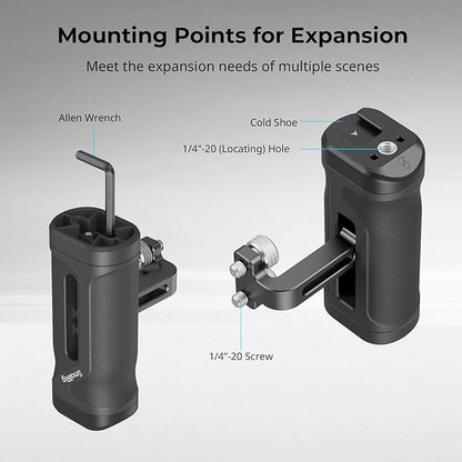 SmallRig Mini Side Handle for 1/4"-20 Threaded Holes, Camera Cage Handle for - Image 5