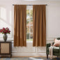 Lazzzy Velvet Blackout Curtains Thermal Insulated Room Window Drapes Super Soft by Lazzzy