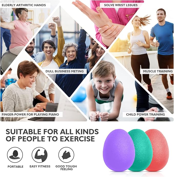 Peradix Hand Grip Strength Trainer, Stress Relief Ball, Wrist Rehab Therapy - Image 7