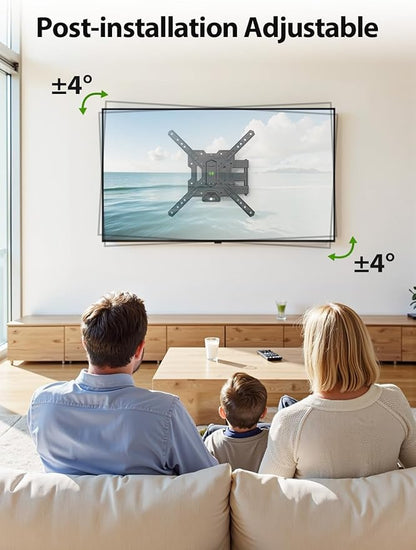 USX MOUNT UL Listed Full Motion TV Mount, Swivel Articulating Tilt TV Wall Mount - Image 3