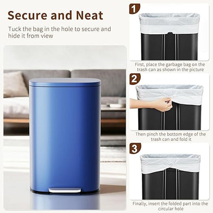 PayLessHere Stainless Steel Trash Can - Image 6