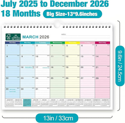 BOCT Wall Calendar 2025-2026 - Image 2