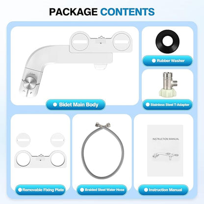 Non-Electric Bidet Attachment for Toilet, Ultra Slim Self-Cleaning Retractable - Image 4