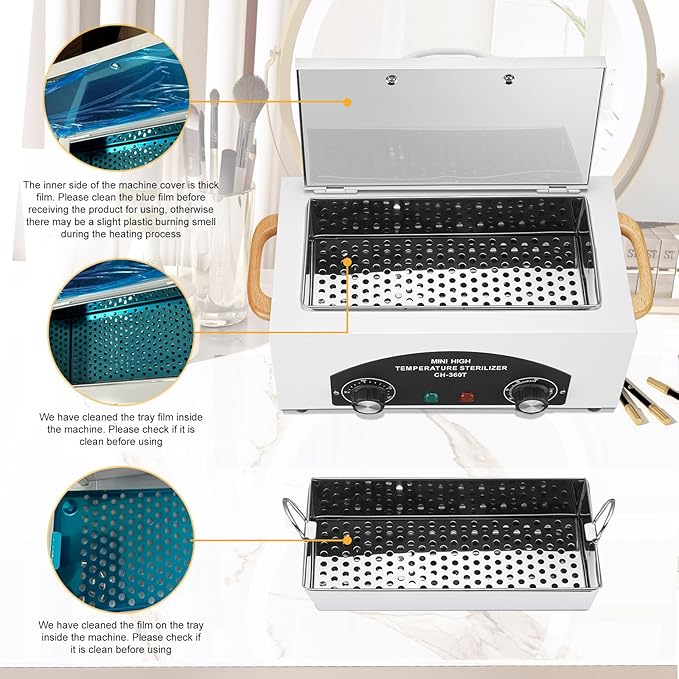 High Temperature Sterilizer Autoclave Machine 110V 300W Nail Tool Sterilizer - Image 7