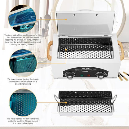High Temperature Sterilizer Autoclave Machine 110V 300W Nail Tool Sterilizer - Image 7