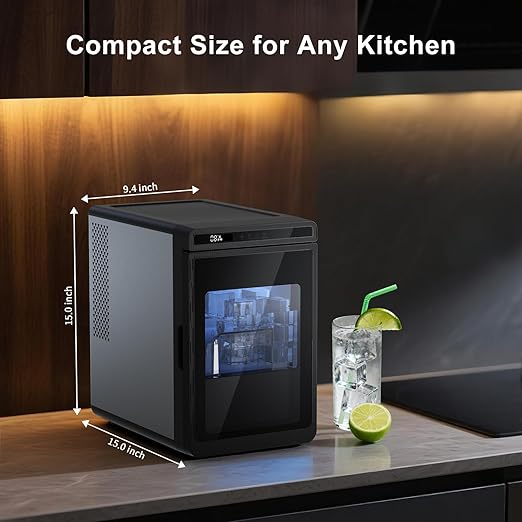 ADT Craft Cube ICE Maker Ice Maker 4x4 ice Cube 26 lb/24H Portable Ice Maker - Image 5