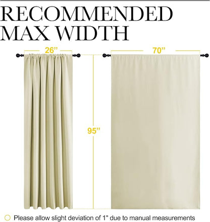 NICETOWN Room Darkening Curtains - Image 7