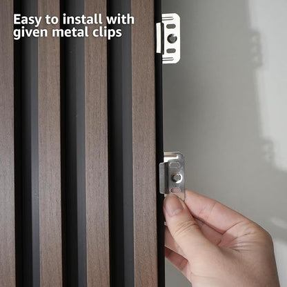 Art3d 8-Pack WPC Wood Slat Wall Panel - Image 8