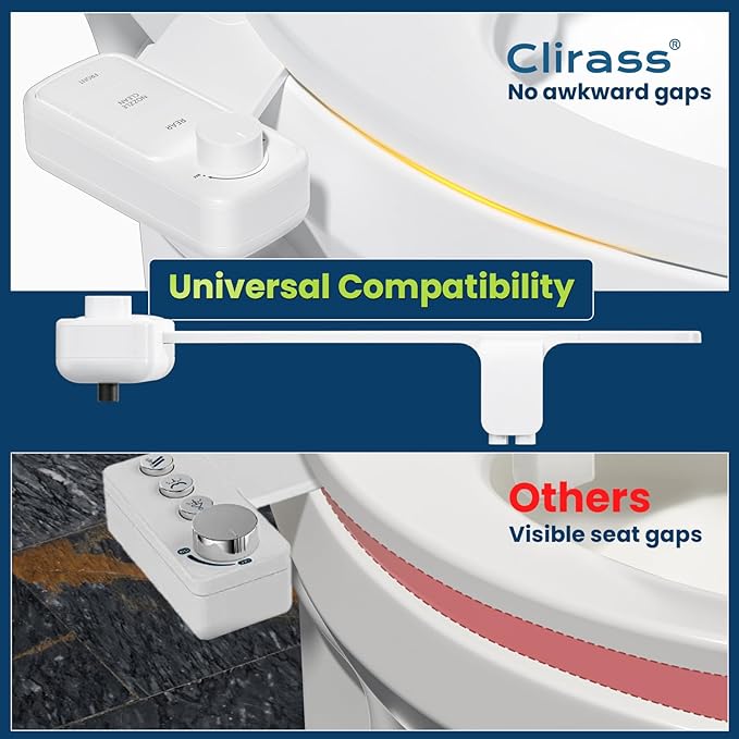 Ultra-Slim Bidet Attachment, Self-Cleaning Dual Nozzle, Accessibility-Enhanced - Image 4