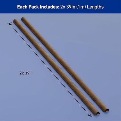 D-Line Half Round Cord Hider, Patented Cable Cover, Hide TV Wall Mount Wires - Image 4