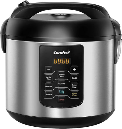 COMFEE' Rice Cooker 10 cup Uncooked/20 cup Cooked, Rice Maker, Steamer and by COMFEE