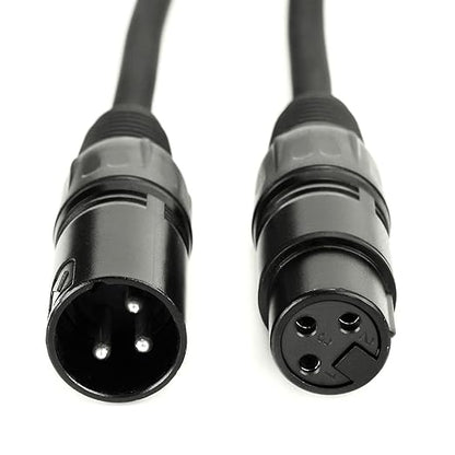 MFL. 10 ft Flexible DMX Cable 3 Pin Signal XLR Male to Female Cable Wire - Image 2