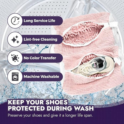 Wash Express Shoe Cleaning Kit: Shoe Washing Bag, Mesh Laundry Bag - Image 3