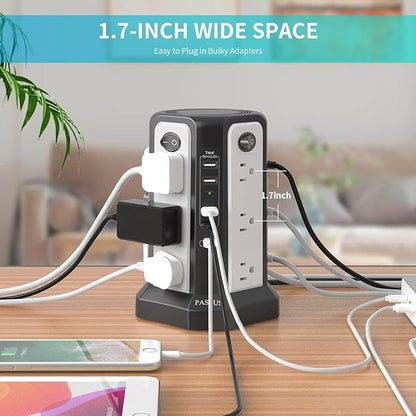 Surge Protector Power Strip Tower - Image 6