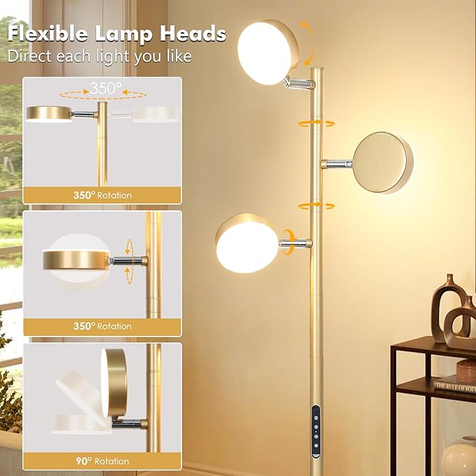 Benaep Tree Floor Lamp for Living Room - Image 4